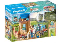 PLAYMOBIL HORSES OF WATERFALL - AMELIA ET WHISPER AVEC BOX POUR CHEVAUX #71353